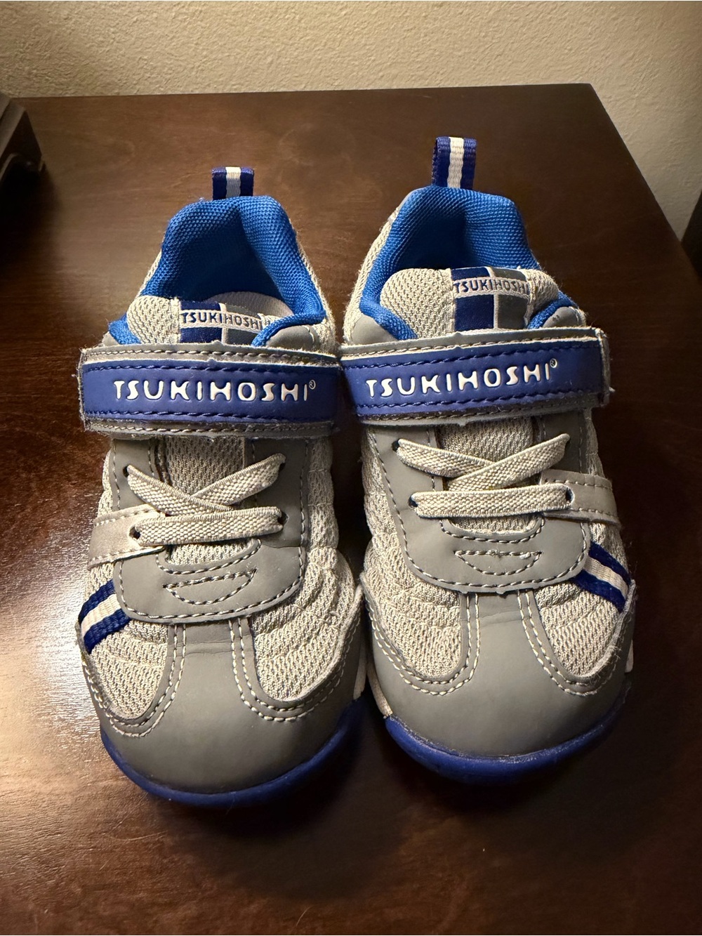 Tsukihoshi Kids' Blue & Gray Tennis Shoes